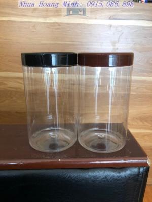 Hũ pet nắp nhựa 1000ml
