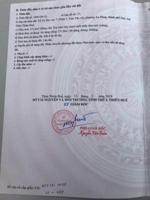 Bán đất khu An Đông Villas – Phường An Đông – Tp Huế
