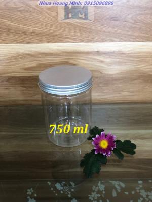 hũ nhựa 750ml
