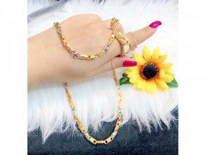 Sét Bộ Dây Nam Và Nhẫn Mạ Vàng