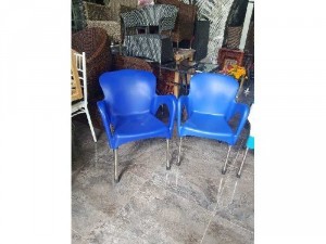 Ghế nhựa cafe chân inox thanh lý giá rẻ