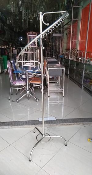 CÂY TREO ĐỒ - CÂY MÓC ĐỒ - SÀO PHƠI ĐỒ HÌNH CHỮ S INOX - MĐXK1