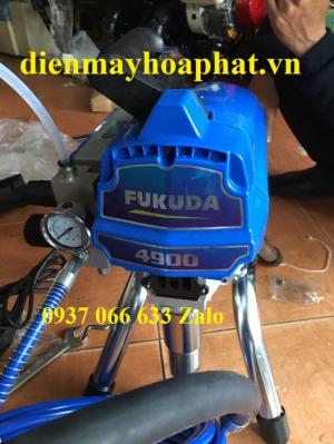 Máy phun sơn Nhật Bản Fukuda 4900 giá siêu rẻ, dùng cho nhà dân,công trình,phun được sơn 2 thành phần