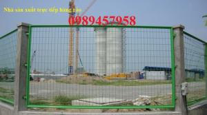 Sản xuất hàng rào sơn tĩnh điện D5 50x200, Lưới hàn sơn tĩnh điện phi 5 ô 50x100, 50x200