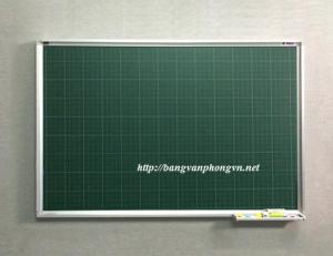 Bảng từ xanh viết phấn kẻ ô li Tiểu học Kích thước: 1000x1200mm