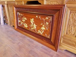 Tranh cá chép dát vàng , ý nghĩa tốt cho gia chủ