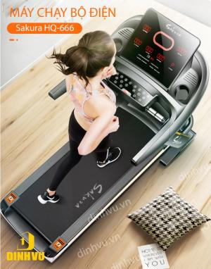 Máy chạy bộ điện Sakura HQ-666 tại Hưng Yên, Hải Phòng