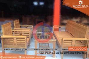 Bàn khách gỗ, sofa gỗ tự nhiên