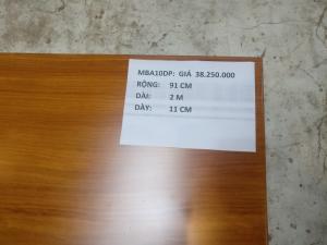 Mặt bàn ăn gõ đỏ nguyên tấm – MBA10DP