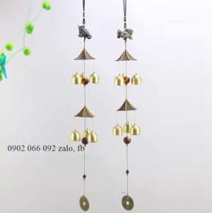 Chuông gió Long quy rùa đầu rồng Cát tường chiêu tài giảm tam sát