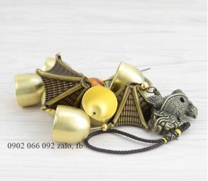 Chuông gió Long quy rùa đầu rồng Cát tường chiêu tài giảm tam sát