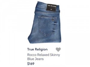 Jean truereligion chính hãng