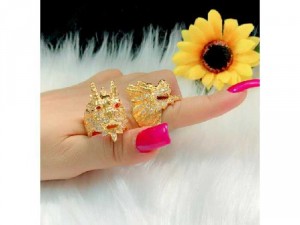 NHẪN RỒNG NAM MẠ VÀNG