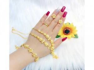 bộ trang sức vàng 24k