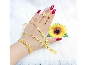 bộ trang sức vàng 24k