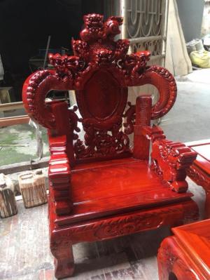 Bộ Bàn Ghế Nghê Đỉnh Tay Khuỳnh Vách C