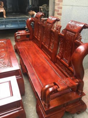Bộ Bàn Ghế Tần Thủy Hoàng Gỗ Xà Cừ