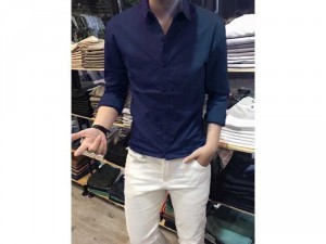 Áo sơ mi nam kaki trơn dài tay cao cấp nhiều màu có size lớn người trên 80kg