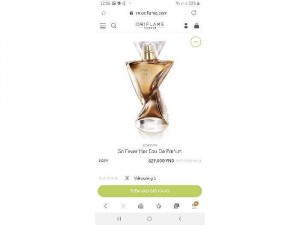 Nước hoa nữ So Fever Oriflame 31099