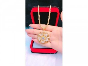 DÂY CHAM MẶT HOA MẠ VÀNG