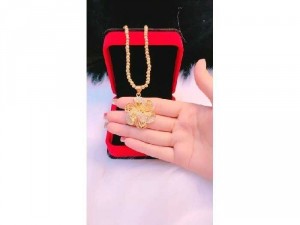 DÂY CHAM MẶT HOA MẠ VÀNG