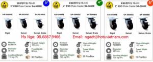 Bánh xe mặt bích chống tĩnh điện