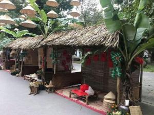 trang trí gian hàng ẩm thực đẹp