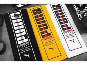 Áo thun nam Puma cao cấp họa tiết Brand mặt trước sau