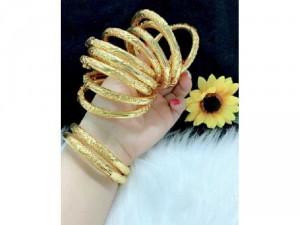 vòng cưới mạ vàng 24k