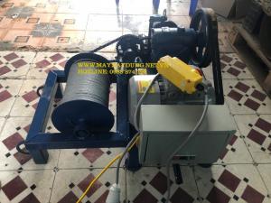 máy 2 chức năng uốn sắt và tời kéo vật liệu xây dựng 500kg dùng điện 220v