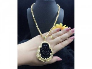 DÂY CHUYỀN MĂT PHẬT DI LẶC MẠ VÀNG