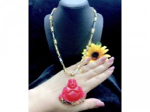 DÂY CHUYỀN MĂT PHẬT DI LẶC MẠ VÀNG