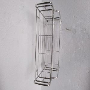 KỆ GIA VỊ 2 TẦNG ỐNG INOX 304- KO2T50I3- 15x20