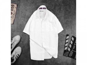 Áo sơ mi nam ngắn tay logo Burberry cao cấp