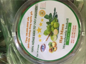 Hạt mắc ca 100% Tây Nguyên nứt vỏ tự nhiên size 19-21mm