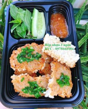 Hộp nhựa 3 ngăn dùng một lần TP.HCM