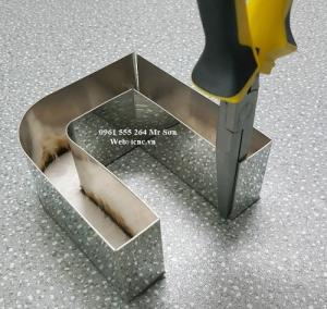 Máy uốn chân chữ tự động, Máy uốn chân chữ inox, Máy uốn chân chữ nhôm.
