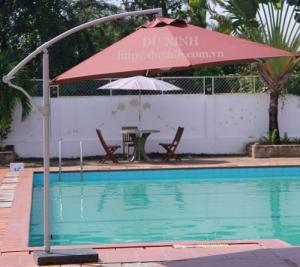 dù cafe sân vườn HGH 07