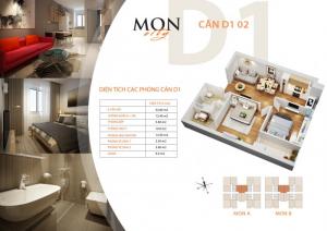 Căn hộ số 02 toà CT1A chung cư Mon City , Nam Từ Liêm