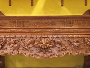Sập thờ tứ linh chân 20