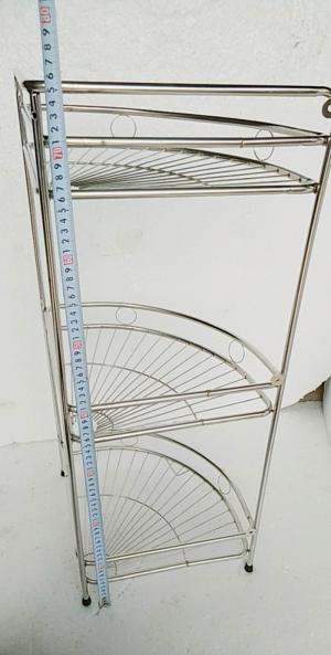 Kệ để góc nhà tắm INOX 3 tầng