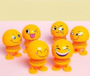 Emoji lò xo lắc đầu, thú nhún mặt cười cảm xúc dễ thương