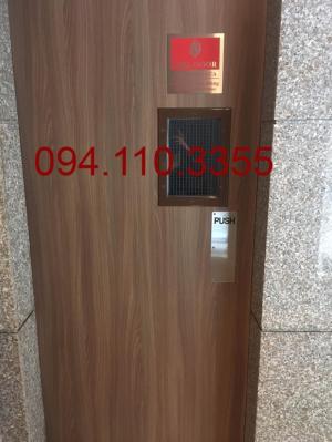 Cửa gỗ chống cháy chất lượng thẩm mỹ cao tpHCM