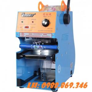 Máy dập nắp cốc, ép miệng cốc, dán miệng cốc