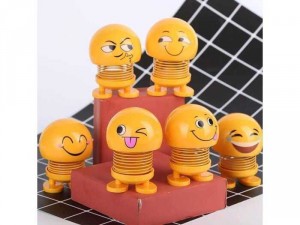 Thú icon moji mặt cười lò xo