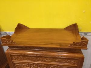 Bàn thờ ngũ phúc gỗ gõ đỏ