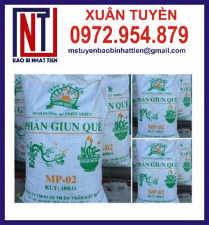 Bao đựng đất sạch, phân trùn quế