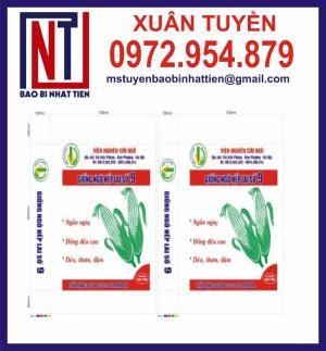 Bao đựng 40kg lúa giống in flexo