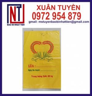 Bao đựng 40kg lúa giống in flexo