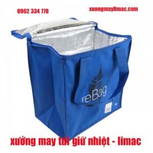 Xưởng may túi giữ nhiệt, túi giữ lạnh, túi đựng hộp cơm, túi đựng sữa, túi giữ nhiệt giao hàng